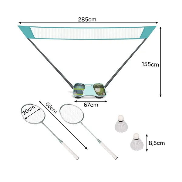 Trizand 25515 badminton set in case | Buy online — Megaluks