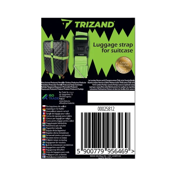 Luggage belt for Trizand 25812 suitcase | Buy online — Megaluks