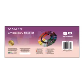 Floss - embroidery set 50 colors 25680 | Buy online — Megaluks