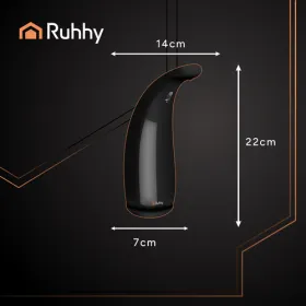 Ruhhy 26076 Touchless Soap Dispenser Black | Buy online — Megaluks