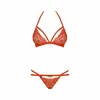 Underwear Set Obsessive 838-SET-3 Red L/XL