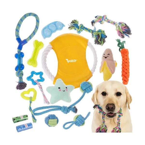 Dog chew toy, tug - set 25384 | Buy online — Megaluks