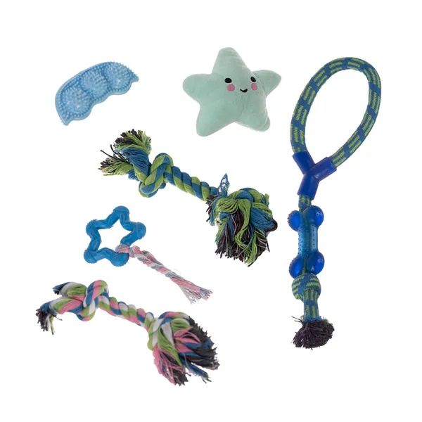 Dog chew toy, tug - set 25384 | Buy online — Megaluks