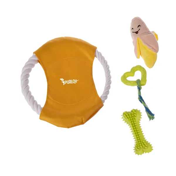Dog chew toy, tug - set 25384 | Buy online — Megaluks