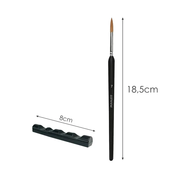 Paint brushes 11pcs with stand Maaleo 26118