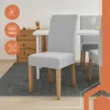 Tuolinpäälliset - 6 kpl, vaaleanharmaa Ruhhy 25 | Osta verkosta — Megaluks