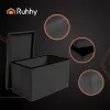 Melns samta pufs 60x30x30 cm Ruhhy 25995 | Pirkt tiešsaistē — Megaluks