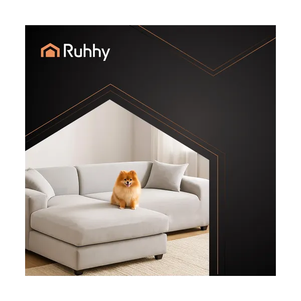 Ruhhy 26182 sofa cover 190-230cm light gray | Buy online — Megaluks