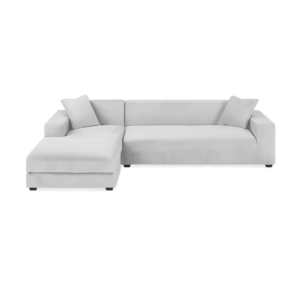 Ruhhy 26182 sofa cover 190-230cm light gray | Buy online — Megaluks