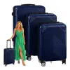 3-in-1 suitcase set - navy blue Trizand 26664 | Buy online — Megaluks