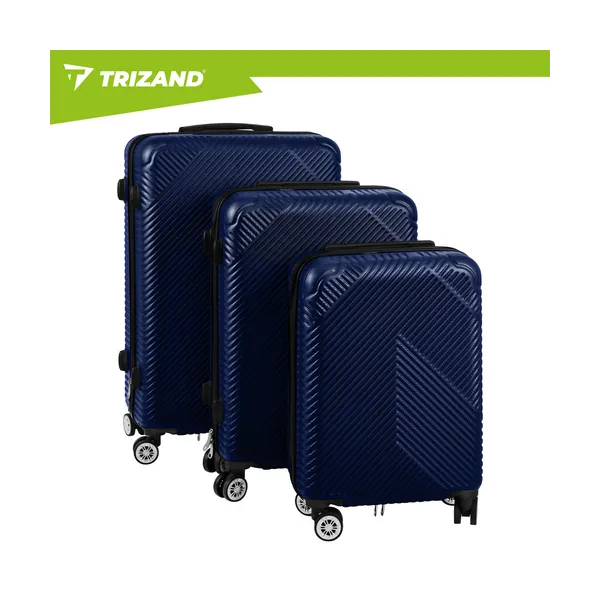3-in-1 suitcase set - navy blue Trizand 26664 | Buy online — Megaluks