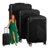 3-in-1 suitcase set - black Trizand 26661 | Buy online — Megaluks
