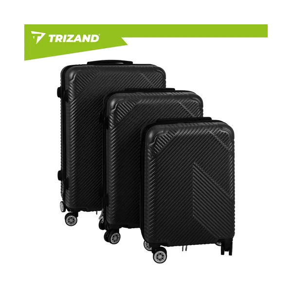 3-in-1 suitcase set - black Trizand 26661 | Buy online — Megaluks