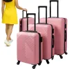 3-in-1 suitcase set - pink Trizand 26663 | Buy online — Megaluks