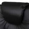 Office chair with footrest - black Malatec 26195