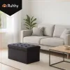 Pelēks samta pufs 76x38x38cm Ruhhy 26130 | Pirkt tiešsaistē — Megaluks