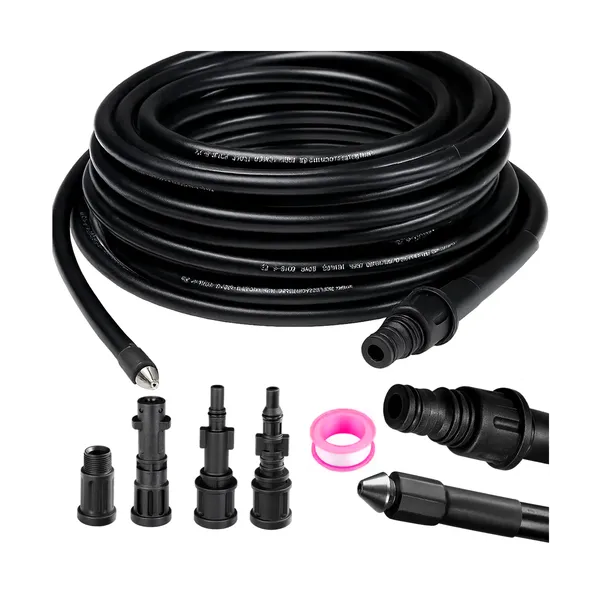 Pipe cleaning hose with adapter 20m Ruhhy 26133