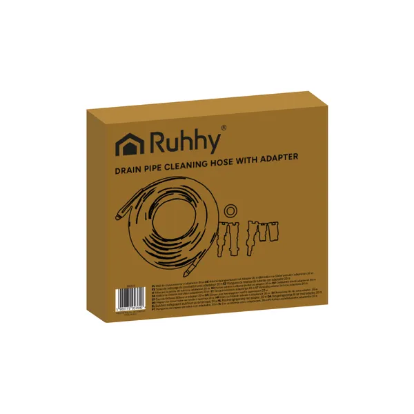 Pipe cleaning hose with adapter 15m Ruhhy 26132