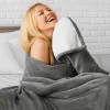 Double-sided blanket 150x200cm dark gray Ruhhy 26292