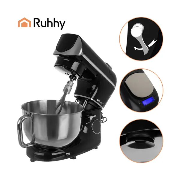 Ruhhy 25729 Kitchen Machine with Heated Bowl and Scale