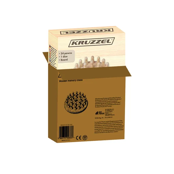 Memory chess - wooden Kruzzel 26251 | Buy online — Megaluks