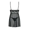 Imperia Babydoll & Thong L/XL Obsessive Idillia babydoll Black