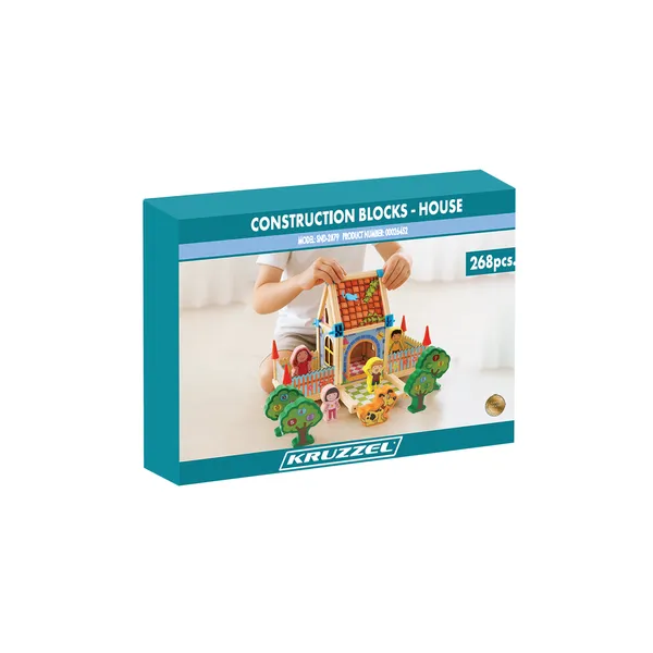 Construction blocks - house 268 pieces Kruzzel 26452 | Buy online — Megaluks