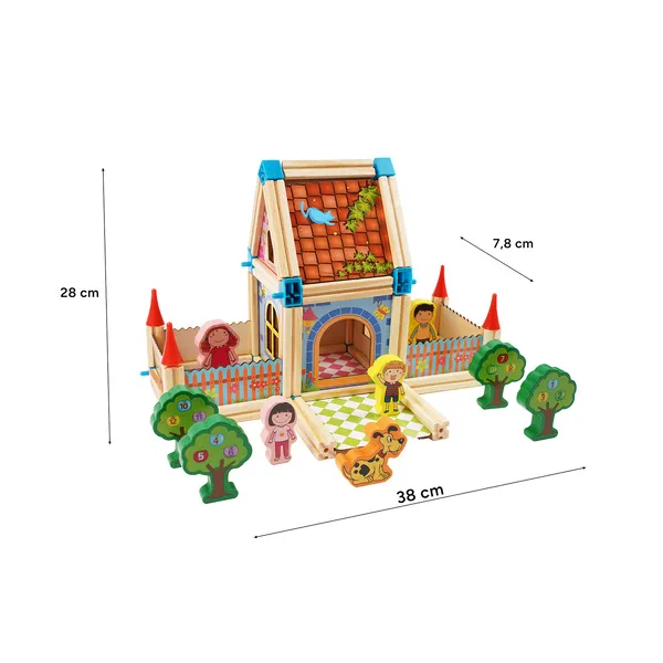 Construction blocks - house 268 pieces Kruzzel 26452 | Buy online — Megaluks