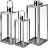 Silver lanterns 38/49/63cm 3pcs Ruhhy 26477 | Buy online — Megaluks