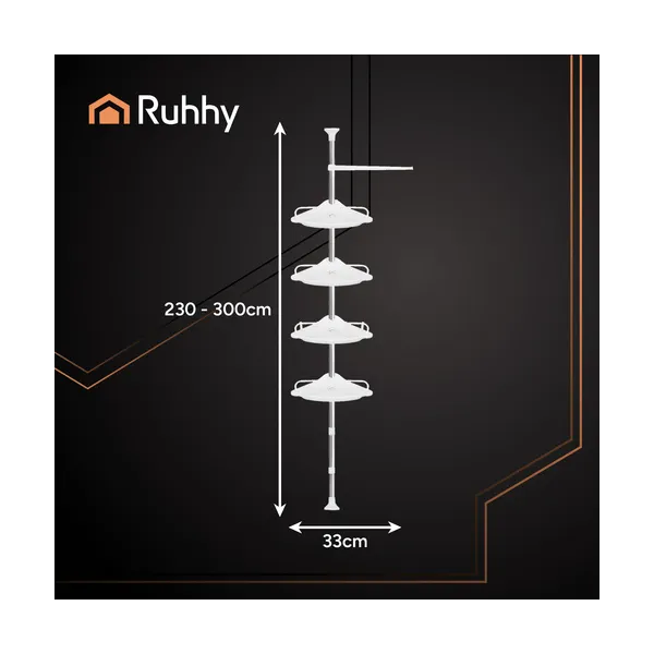 Ruhhy 26639 corner shower shelf | Buy online — Megaluks