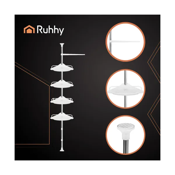 Ruhhy 26639 corner shower shelf | Buy online — Megaluks