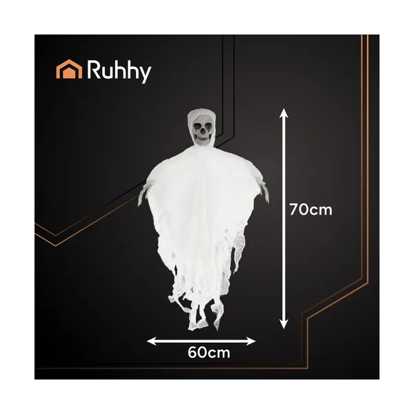 White hanging skeleton - Ruhhy decoration 26124
