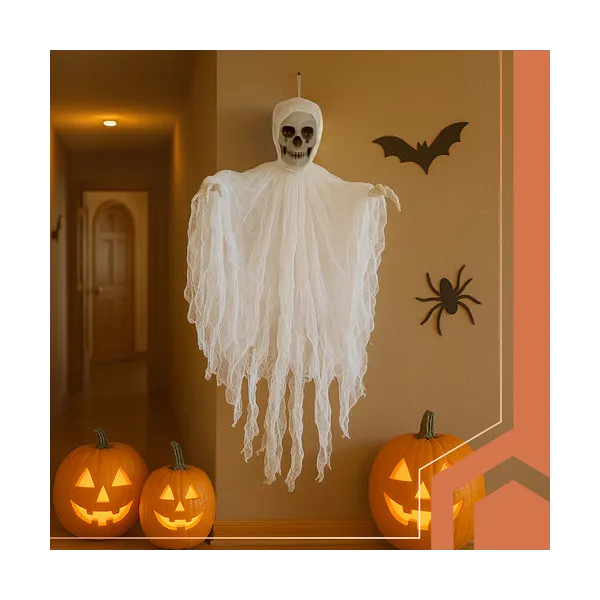 White hanging skeleton - Ruhhy decoration 26124