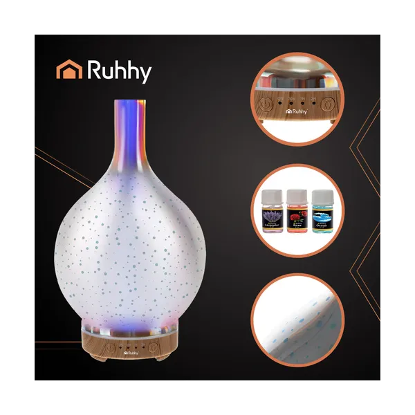 Aroma difuzorius-drėkintuvas 200ml Ruhhy 26682 | Pirkti internetu — Megaluks