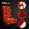 Chair covers 6 pcs. Light red Ruhhy 26638 | Osta veebist — Megaluks