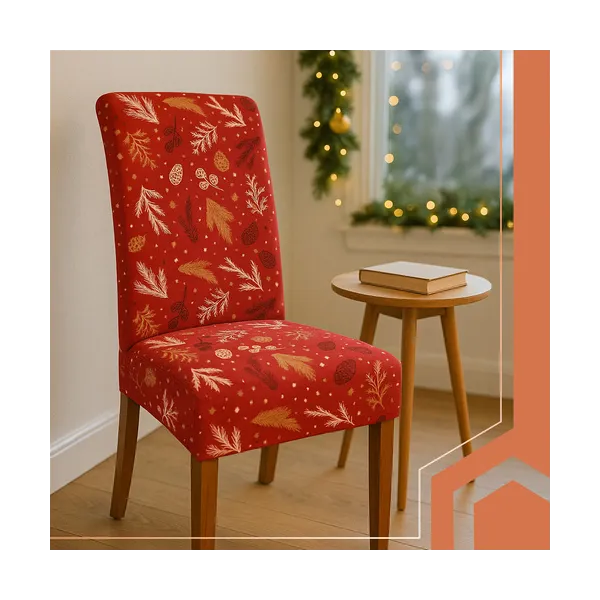 Chair covers 6 pcs. Light red Ruhhy 26638 | Osta veebist — Megaluks