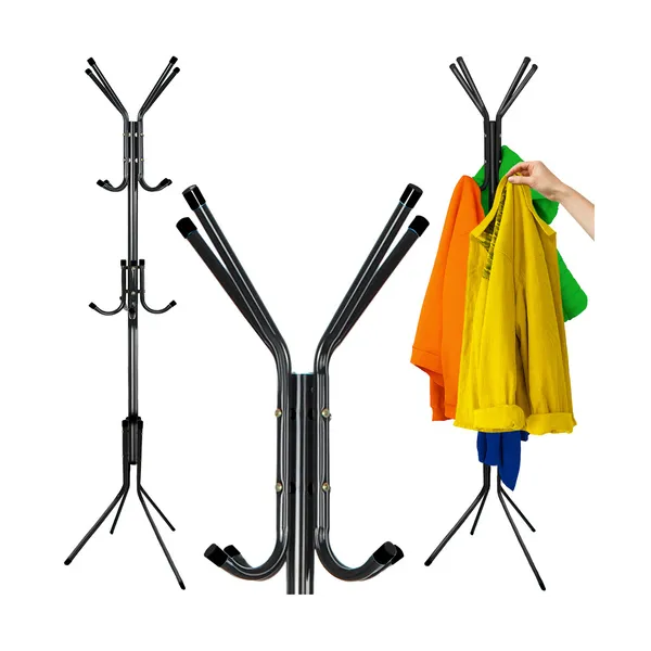Standing coat rack 170cm - black Ruhhy 26362 | Buy online — Megaluks