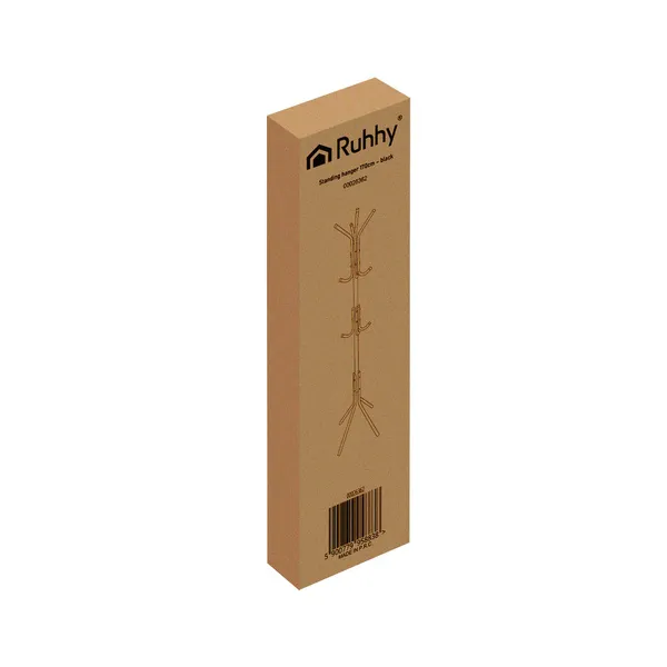 Standing coat rack 170cm - black Ruhhy 26362 | Buy online — Megaluks