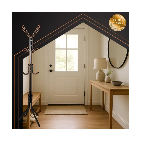 Standing coat rack 170cm - black Ruhhy 26362 | Buy online — Megaluks