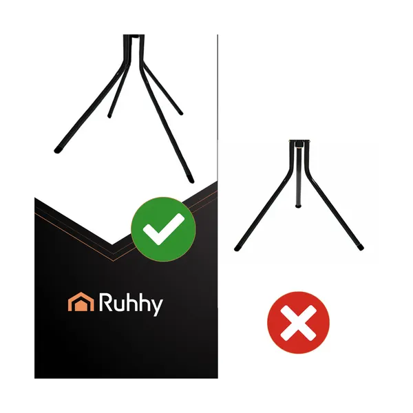 Standing coat rack 170cm - black Ruhhy 26362 | Buy online — Megaluks