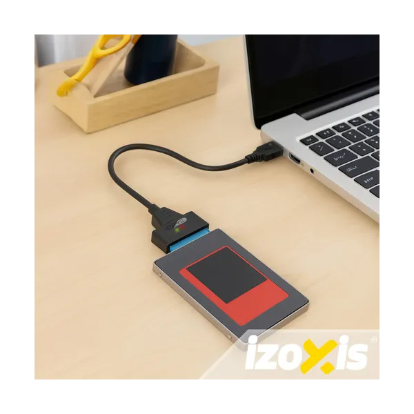 USB to SATA 3.0 Izoxis 26096 adapter | Buy online — Megaluks