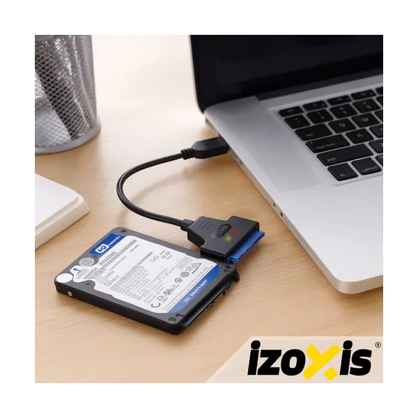 USB to SATA 3.0 Izoxis 26096 adapter | Buy online — Megaluks