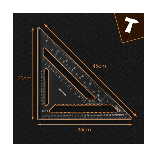 Carpenter's square 30x30cm Bigstreen 25874 | Buy online — Megaluks