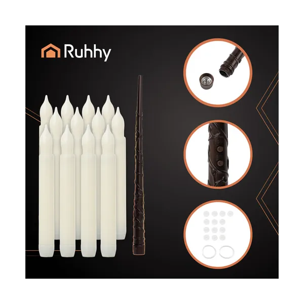 LED candles 12 pcs Ruhhy 26177 | Pirkt tiešsaistē — Megaluks