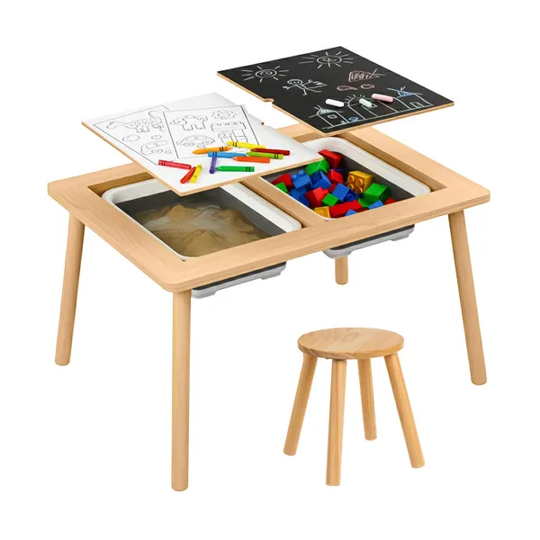 Kruzzel 26366 Sensory Table with Chair | Osta veebist — Megaluks