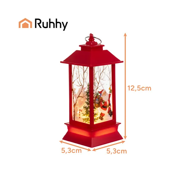 Red LED Christmas Lantern Ruhhy 26752