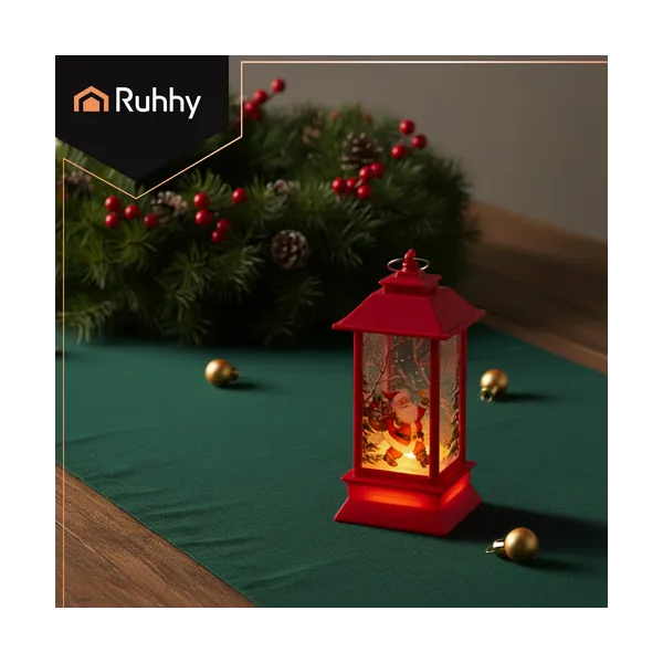 Red LED Christmas Lantern Ruhhy 26752