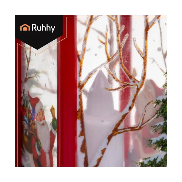 Red LED Christmas Lantern Ruhhy 26752
