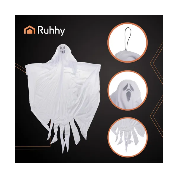 Hanging ghosts 3 pcs - Ruhhy decoration 25957 | Pirkt tiešsaistē — Megaluks