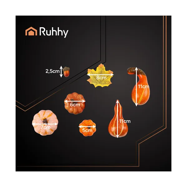 Rudens dekoracijos - 50 vnt. Ruhhy 26571 | Pirkti internetu — Megaluks